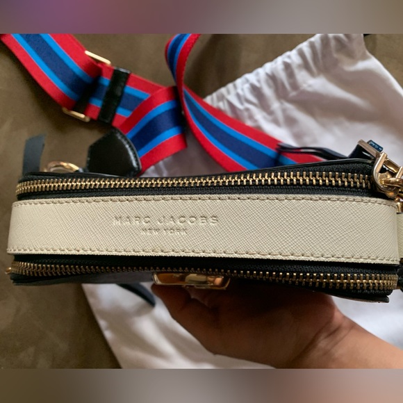 Authentic Rare Marc Jacobs Snapshot Blue Sea Multi Camera Crossbody Shoulder Bag - Picture 6 of 16